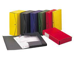 SCATOLA ARCHIVIO PROJECT - DORSO 10 CM - 25 X 35 CM - BLU - KING MEC 29552