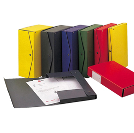SCATOLA ARCHIVIO PROJECT - DORSO 15 CM - 25X35 CM - GIALLO - KING MEC 29560