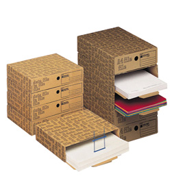 SCATOLA ARCHIVIO A4 FILE - 26X8X35 CM - AVANA - ESSELTE DOX 30372