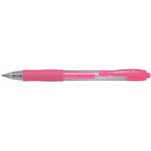 ROLLER GEL A SCATTO G-2 - PUNTA 0,7 MM - NEON PINK - PILOT 94024