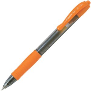 ROLLER GEL A SCATTO G-2 - PUNTA 0,7 MM - NEON ORANGE - PILOT 94025