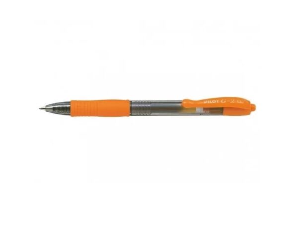 ROLLER GEL A SCATTO G-2 - PUNTA 0,7 MM - ARANCIO - PILOT 94019