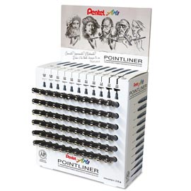 POINTLINER - GRADAZIONI ASSORTITE - PENTEL - EXPO 66 PEZZI 98803
