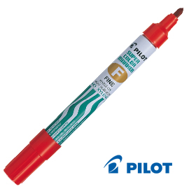 MARCATORE PERMANENTE PILOT SUPER COLOR - PUNTA TONDA FINE IN FIBRA ACRILICA 4,00MM - ROSSO - PILOT 29443