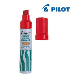 MARCATORE PERMANENTE PILOT SUPER COLOR - PUNTA MAXI 12,50MM - ROSSO - PILOT 29454