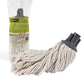 MOP FILOCONTINUO - COTONE - 200 GR - BIANCO - PERFETTO 74091