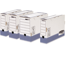 SCATOLA ARCHIVIO BANKERS BOX SYSTEM - FORMATO LEGALE - 36X25,5 CM - DORSO 10 CM - FELLOWES 80321