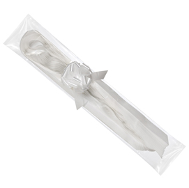 NASTRI STRIP 6800 - IN POLIPROPILENE - BIANCO 01 - PER FIOCCO AUTOCOMPONIBILE - 50MM - DIAMETRO 20CM - BRIZZOLARI 88214