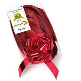 NASTRO STRIP 6870 - METAL - ROSSO 07 - PER FIOCCO AUTOCOMPONIBILE - 31MM - DIAMETRO 13CM - BRIZZOLARI 88231