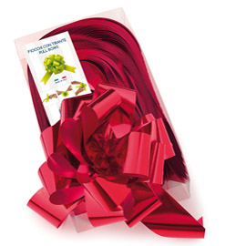 NASTRO STRIP 6870 - METAL - ROSSO 07 - PER FIOCCO AUTOCOMPONIBILE - 50MM - DIAMETRO 20CM - BRIZZOLARI 88233