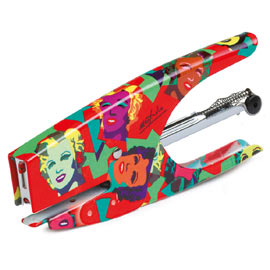 CUCITRICE A PINZA POP ART - PUNTI 6-4 - MARYLIN - ACCIAIO CROMATO - ITERNET 77517