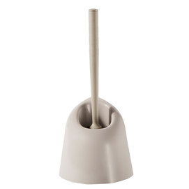 PORTASCOPINO ANGOLARE - 13X13X39 CM - PLASTICA - BIANCO - PERFETTO 79648