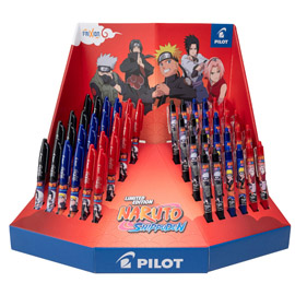 FRIXION BALL E CLICKER NARUTO - COLORI ASSORTITI - PILOT - EXPO 96 PEZZI 102485