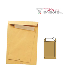 BUSTA A SACCO AVANA - SERIE MULTIMAIL - STRIP ADESIVO - 250X353 MM - 100 GR - PIGNA - CONF. 500 PEZZI 37000