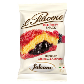 IL PIACERE RED FRUIT SNACK - MORE E LAMPONE - 60 GR - FALCONE 100497