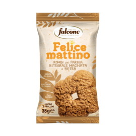 BISCOTTO ROMBO - CON FARINA INTEGRALE - MONOPORZIONE DA 35 GR - FALCONE 100330