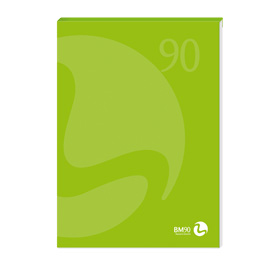 BLOCCO NOTES BM90 - A4 - COLLATO LATO CORTO - QUADRETTI 10MM - 80FG - 90GR - COPERTINA 250GR - BM 71153