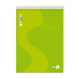 BLOCCO NOTE EXPORT - 5MM - 150 X 210MM - 50GR - 50 FOGLI - BM 74065