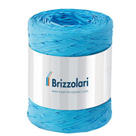 NASTRO RAFIA SINTETICA - AZZURRO 06 - 5MMX200MT - BRIZZOLARI 88163