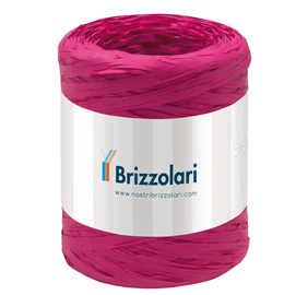 NASTRO RAFIA SINTETICA - FUCSIA 13 - 5MMX200MT - BRIZZOLARI 88173