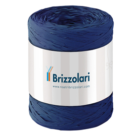 NASTRO RAFIA SINTETICA - BLU SCURO 37 - 5MMX200MT - BRIZZOLARI 88172