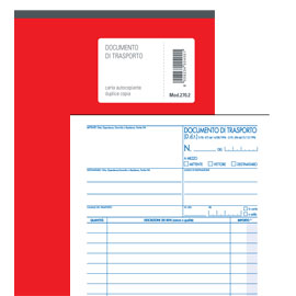 DOCUMENTO DI TRASPORTO - 150 X 225MM - 50 X 3 COPIE - BM 67688