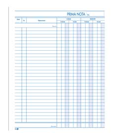 BLOCCO PRIMA NOTA CASSA - 50 FOGLI X 2 COPIE RICALCANTI - 22 X 28CM - BM 67691