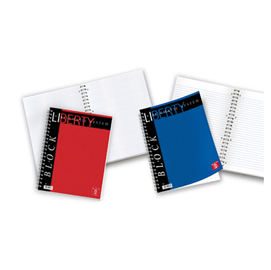 BLOCCO LIBERTY BLOCK SPIRALE - 5MM - 220 X 290MM - 70GR - 80 FOGLI - PIGNA 28573