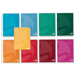 QUADERNO COLOR 80 - A5 - QUADRETTO 4MM - 96 FOGLI - 80GR - CARTONATO - BM 74121