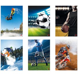 MAXIQUADERNO SPORT FANTASIA - A4 - 42 FOGLI - 80GR - QUADRETTO 5MM - BM 82520