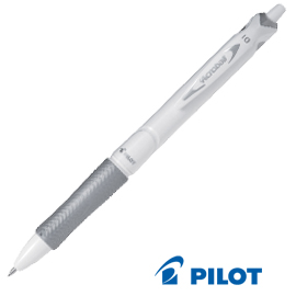 PENNA A SFERA A SCATTO ACROBALL PURE WHITE BEGREEN  - PUNTA 1,0MM - NERO - PILOT 77129