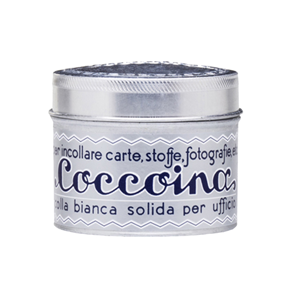 COLLA IN PASTA - BARATTOLO IN ALLUMINIO - PASTA ADESIVA BIANCA - 125 GR - BIANCO - COCCOINA 28282