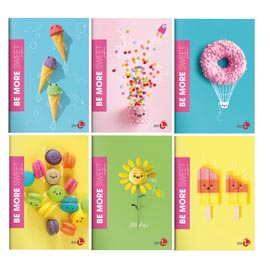 MAXIQUADERNO BE MORE SWEET - A4 - 36+2 FOGLI - 100GR - 1 RIGO C/MARGINE - BM 92585