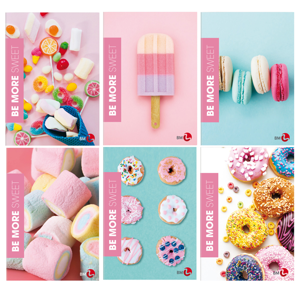 MAXIQUADERNO SWEET BE MORE SPECIAL 2021 - A4 - 36 + 2 FOGLI - 5 MM - 100 GR - BM 92586