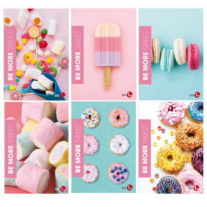 MAXIQUADERNO SWEET BE MORE SPECIAL 2021 - A4 - 36 + 2 FOGLI - 5 MM C-MARGINE - 100 GR - BM 98590