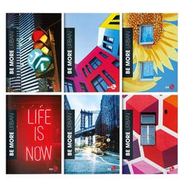 MAXIQUADERNO BE MORE URBAN 2024 - A4 - 4 MM - 36+2 FOGLI - 100 GR - BM 99999