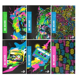 MAXIQUADERNO BE MORE FLUO 2022 - A4 - 100 GR - RIGO DI 3A - 36 + 2 FOGLI - BM 93852
