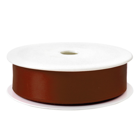 NASTRO DOPPIO RASO - 25MMX25MT - MARRONE 57 - BRIZZOLARI 88250