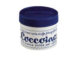 COLLA IN PASTA - BARATTOLO IN PLASTICA - PASTA ADESIVA - 50 GR - BIANCO - COCCOINA 28281