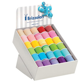 ROCCHE DI NASTRO - IN POLIPROPILENE - 10MMX10MT - FANTASIE PRIMAVERILI ASSORTITE - BRIZZOLARI - CF. 60 88260