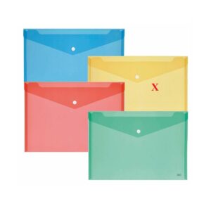 BUSTA GIALLO PULL CON BOTTONE F.TO A4 NIKOFFICE
