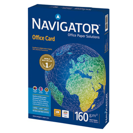 CARTA OFFICE CARD 160 - A4 - 160 GR - BIANCO - NAVIGATOR - CONF. 250 FOGLI 67790
