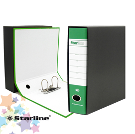 REGISTRATORE STARBOX - DORSO 8 CM - PROTOCOLLO 23X33 CM - VERDE - STARLINE STL4002S