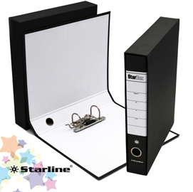 REGISTRATORE STARBOX - DORSO 5 CM - PROTOCOLLO 23X33 CM - NERO - STARLINE STL4016S