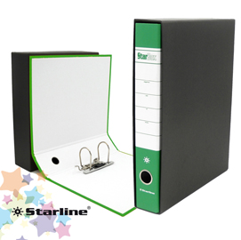 REGISTRATORE STARBOX - DORSO 5 CM - PROTOCOLLO 23X33 CM - VERDE - STARLINE STL4006S