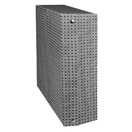 SCATOLA ARCHIVIO IN LEGNO - 38X27 CM - DORSO 12 CM - GRIGIO - BREFIOCART 56579