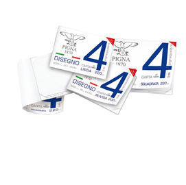 BLOCCO PIGNA4 - 330X480MM - 4 ANGOLI - 20FG - 200GR - LISCIO - PIGNA 67603