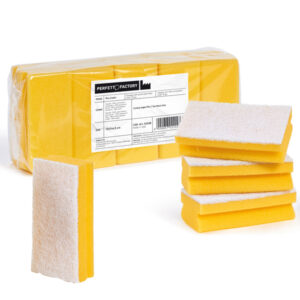 SPUGNA PRO COLOR - GIALLO - PERFETTO - PACK 10 PEZZI 89418
