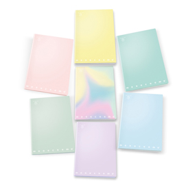 MAXIQUADERNO MONOCROMO PASTEL - A4 - QUADRETTO 5MM C-MARGINE - 42 FOGLI - 80GR - PIGNA 83146