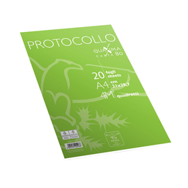 FOGLI PROTOCOLLO - A4 - 4 MM - 80 GR - PIGNA - CONF. 20 PEZZI 98513